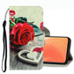 3D Colored Drawing Leather Phone Case