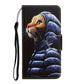 3D Colored Drawing Leather Phone Case