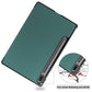 Three-folding Holder Custer Texture Leather Tablet Case, For Samsung Galaxy Tab S8