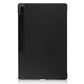 Three-folding Holder Custer Texture Leather Tablet Case, For Samsung Galaxy Tab S8 Ultra