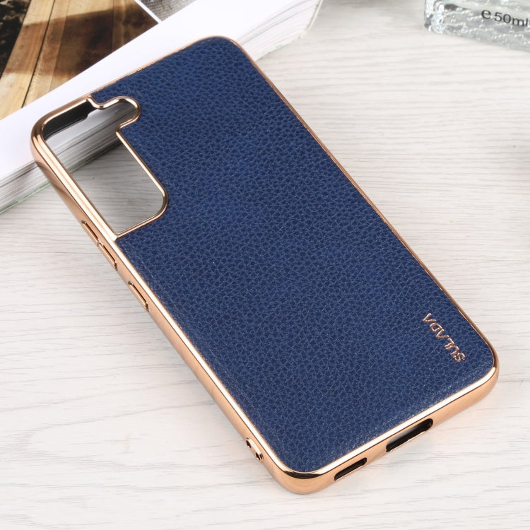 SULADA Shockproof TPU + Handmade Leather Phone Case, For Samsung Galaxy S22 5G, For Samsung Galaxy S22 Ultra 5G, For Samsung Galaxy S22+ 5G