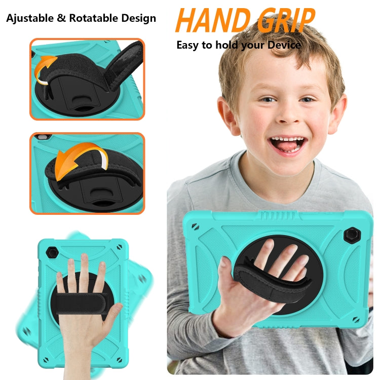 Rotary Grab Silicone + PC Tablet Case, For Samsung Galaxy Tab A8 10.5 2021