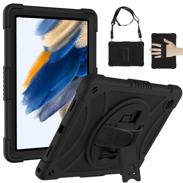 Rotary Grab Silicone + PC Tablet Case, For Samsung Galaxy Tab A8 10.5 2021