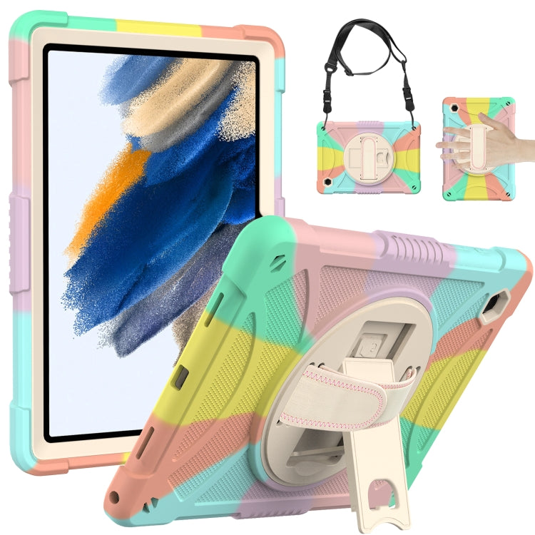 Rotary Grab Silicone + PC Tablet Case, For Samsung Galaxy Tab A8 10.5 2021