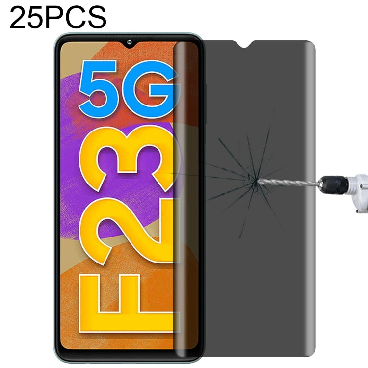 25 PCS Full Cover Anti-peeping Tempered Glass Film, For Samsung Galaxy A73 5G(25 PCS), For Samsung Galaxy A23(25 PCS), For Samsung Galaxy A22 4G(25 PCS), For Samsung Galaxy A22 5G(25 PCS), For Samsung Galaxy A13 5G(25 PCS)������������������������������...