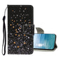 Colored Drawing Pattern Flip Leather Case