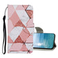 Colored Drawing Pattern Flip Leather Case