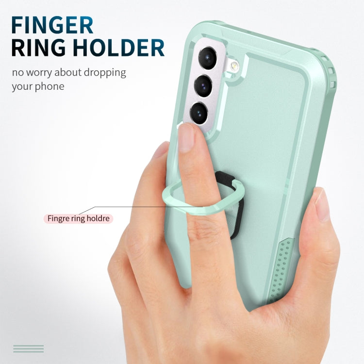 3 in 1 Ring Holder PC + TPU Phone Case, For Samsung Galaxy S22 5G, For Samsung Galaxy S22+ 5G, For Samsung Galaxy S22 Ultra 5G, For Samsung Galaxy S21 5G, For Samsung Galaxy S21+ 5G, For Samsung Galaxy S21 FE 5G, For Samsung Galaxy A53�����������������...