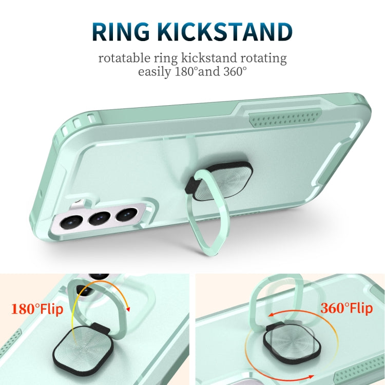3 in 1 Ring Holder PC + TPU Phone Case, For Samsung Galaxy S22 5G, For Samsung Galaxy S22+ 5G, For Samsung Galaxy S22 Ultra 5G, For Samsung Galaxy S21 5G, For Samsung Galaxy S21+ 5G, For Samsung Galaxy S21 FE 5G, For Samsung Galaxy A53�����������������...