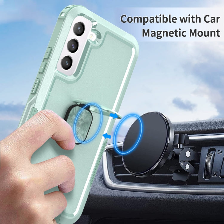 3 in 1 Ring Holder PC + TPU Phone Case, For Samsung Galaxy S22 5G, For Samsung Galaxy S22+ 5G, For Samsung Galaxy S22 Ultra 5G, For Samsung Galaxy S21 5G, For Samsung Galaxy S21+ 5G, For Samsung Galaxy S21 FE 5G, For Samsung Galaxy A53�����������������...