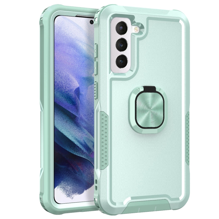 3 in 1 Ring Holder PC + TPU Phone Case, For Samsung Galaxy S22 5G, For Samsung Galaxy S22+ 5G, For Samsung Galaxy S22 Ultra 5G, For Samsung Galaxy S21 5G, For Samsung Galaxy S21+ 5G, For Samsung Galaxy S21 FE 5G, For Samsung Galaxy A53�����������������...