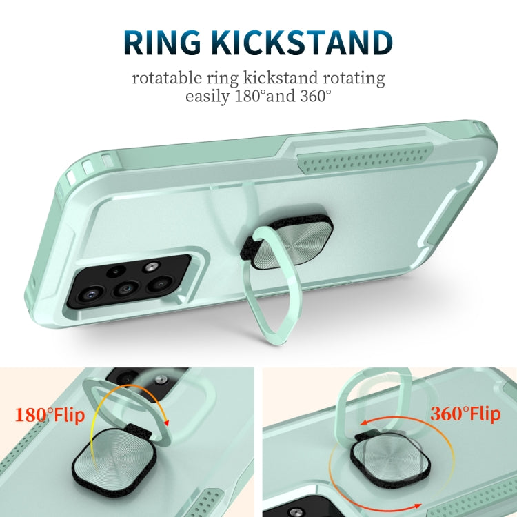 3 in 1 Ring Holder PC + TPU Phone Case, For Samsung Galaxy A33 5G, For Google Pixel 6, For Motorola Moto G Pure