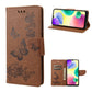 Butterfly Embossed Leather Phone Case, For Xiaomi Redmi 10A, For Xiaomi Redmi 10C, For Samsung Galaxy M23 5G, For Samsung Galaxy M53 5G