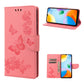 Butterfly Embossed Leather Phone Case, For Xiaomi Redmi 10A, For Xiaomi Redmi 10C, For Samsung Galaxy M23 5G, For Samsung Galaxy M53 5G