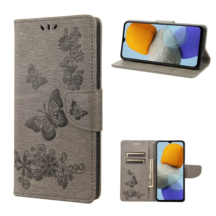 Butterfly Embossed Leather Phone Case, For Xiaomi Redmi 10A, For Xiaomi Redmi 10C, For Samsung Galaxy M23 5G, For Samsung Galaxy M53 5G