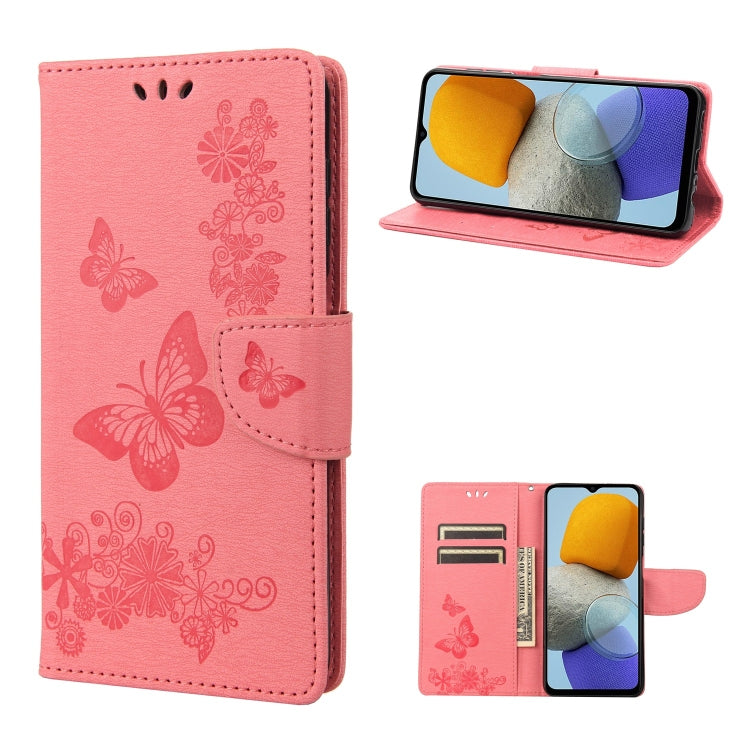 Butterfly Embossed Leather Phone Case, For Xiaomi Redmi 10A, For Xiaomi Redmi 10C, For Samsung Galaxy M23 5G, For Samsung Galaxy M53 5G