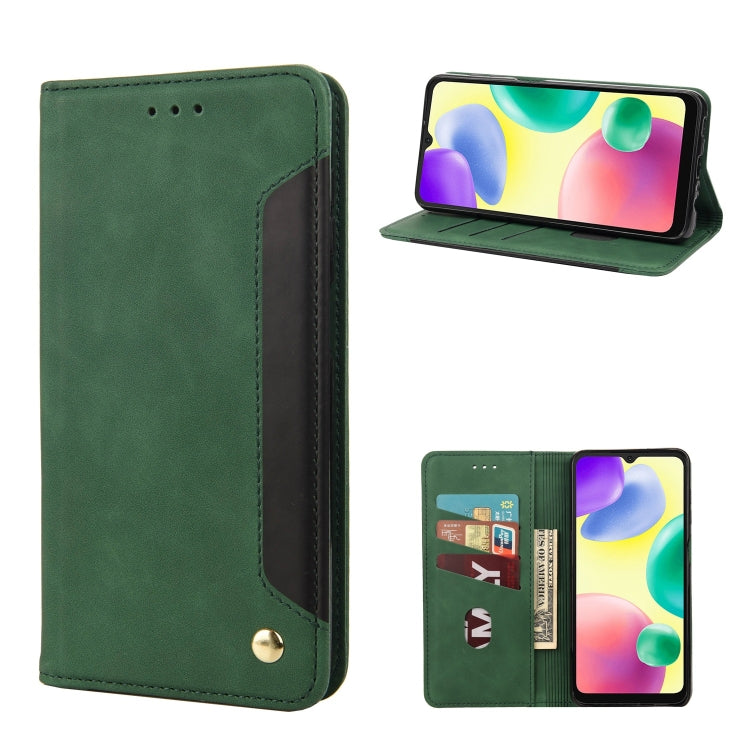 Skin Feel Splicing Leather Phone Case, For Xiaomi Redmi 10A, For Xiaomi Redmi 10C, For Samsung Galaxy M23 5G, For Samsung Galaxy M53 5G