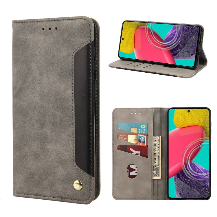 Skin Feel Splicing Leather Phone Case, For Xiaomi Redmi 10A, For Xiaomi Redmi 10C, For Samsung Galaxy M23 5G, For Samsung Galaxy M53 5G