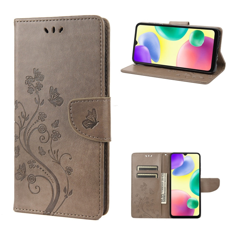 Butterfly Flower Pattern Flip Leather Phone Case, For Xiaomi Redmi 10A, For Xiaomi Redmi 10C, For Samsung Galaxy M23 5G, For Samsung Galaxy M53 5G
