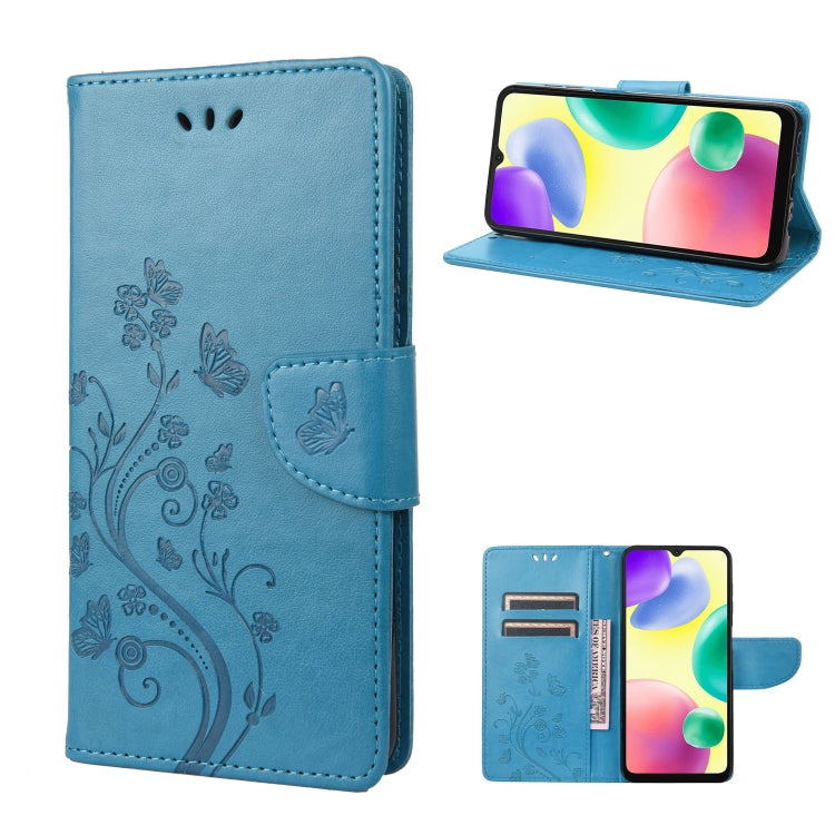 Butterfly Flower Pattern Flip Leather Phone Case, For Xiaomi Redmi 10A, For Xiaomi Redmi 10C, For Samsung Galaxy M23 5G, For Samsung Galaxy M53 5G