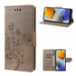 Butterfly Flower Pattern Flip Leather Phone Case, For Xiaomi Redmi 10A, For Xiaomi Redmi 10C, For Samsung Galaxy M23 5G, For Samsung Galaxy M53 5G