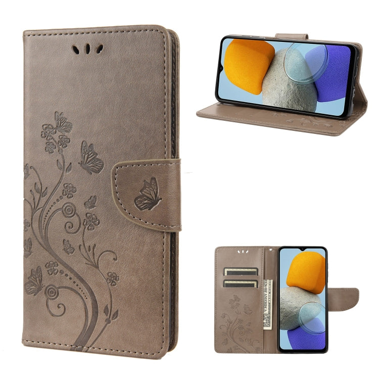 Butterfly Flower Pattern Flip Leather Phone Case, For Xiaomi Redmi 10A, For Xiaomi Redmi 10C, For Samsung Galaxy M23 5G, For Samsung Galaxy M53 5G