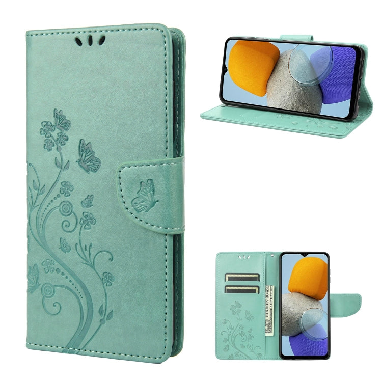 Butterfly Flower Pattern Flip Leather Phone Case, For Xiaomi Redmi 10A, For Xiaomi Redmi 10C, For Samsung Galaxy M23 5G, For Samsung Galaxy M53 5G
