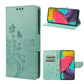 Butterfly Flower Pattern Flip Leather Phone Case, For Xiaomi Redmi 10A, For Xiaomi Redmi 10C, For Samsung Galaxy M23 5G, For Samsung Galaxy M53 5G