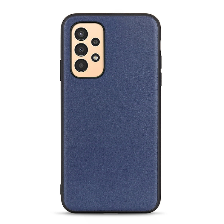 Sheep Texture Genuine Leather Shockproof Phone Case, For Samsung Galaxy A13 4G, For Samsung Galaxy M23 / F23 5G