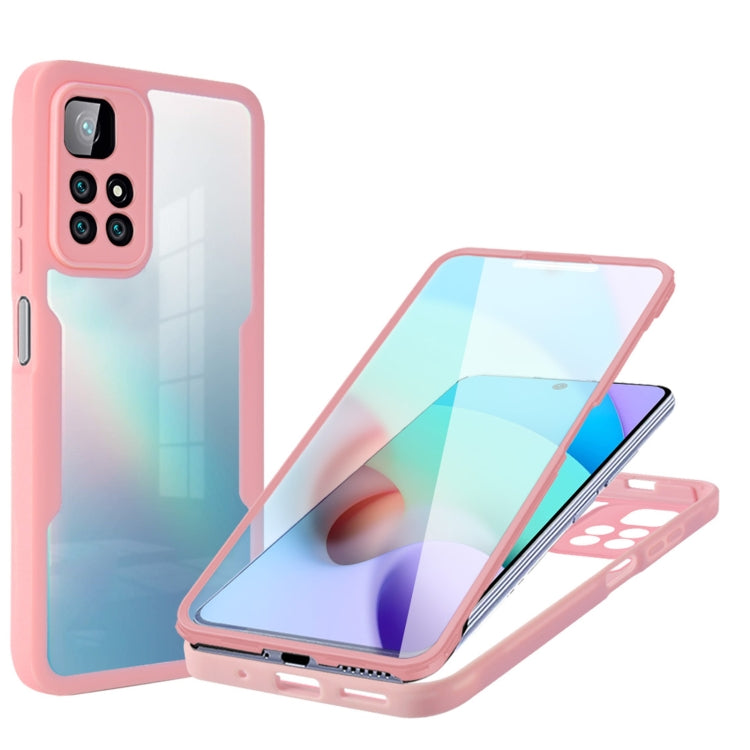 Acrylic + TPU 360 Degrees Full Coverage Phone Case, For OPPO A74 5G, For OPPO A53, For Samsung Galaxy A02s, For Xiaomi Redmi Note 10 5G, For Xiaomi Redmi 10, For Xiaomi Redmi K40, For Xiaomi Redmi Note 11