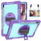 360 Degree Rotation Contrast Color Silicone + PC Tablet Case, For Samsung Galaxy Tab A7 Lite