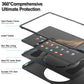 360 Rotation Handle Grip TPU + PC Tablet Case, For Samsung Galaxy Tab S10 Ultra / S9 Ultra /  S8 Ultra