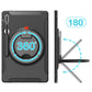 360 Rotation Handle Grip TPU + PC Tablet Case, For Samsung Galaxy Tab S10 Ultra / S9 Ultra /  S8 Ultra