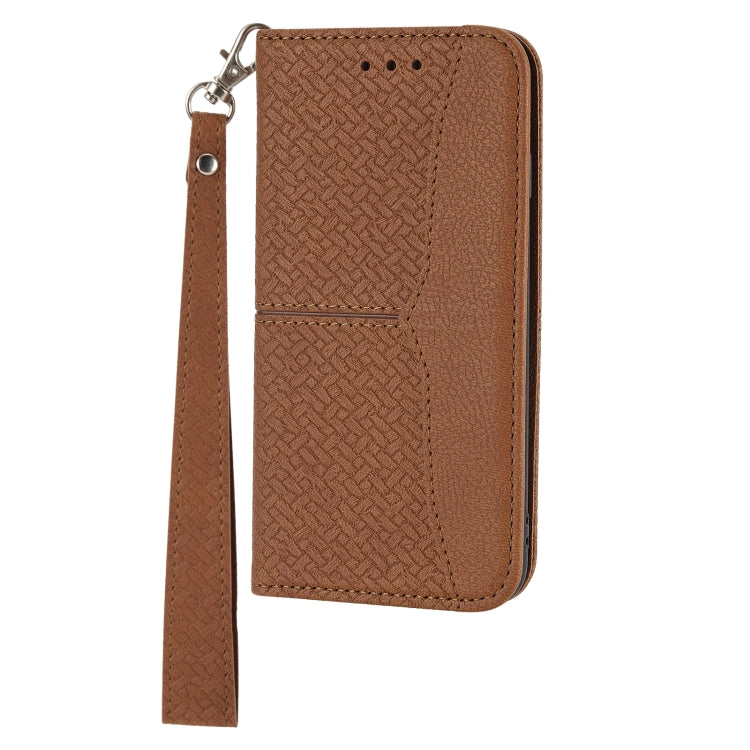 Woven Texture Stitching Magnetic PU Leather Phone Case, For Google Pixel 7, For Nokia G21 / G11, For Google Pixel 7 Pro, For Kyocera Android One S9 / Digno Sanga Edition, For Samsung Galaxy M23 / F23 5G Japanese Version, For OPPO Realme C31 4G Global��...