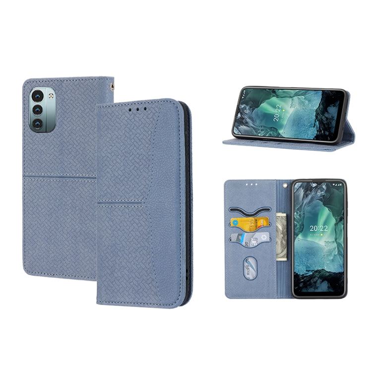 Woven Texture Stitching Magnetic PU Leather Phone Case, For Google Pixel 7, For Nokia G21 / G11, For Google Pixel 7 Pro, For Kyocera Android One S9 / Digno Sanga Edition, For Samsung Galaxy M23 / F23 5G Japanese Version, For OPPO Realme C31 4G Global��...