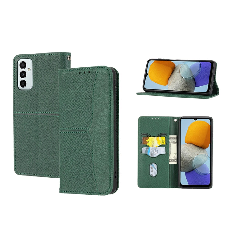 Woven Texture Stitching Magnetic PU Leather Phone Case, For Google Pixel 7, For Nokia G21 / G11, For Google Pixel 7 Pro, For Kyocera Android One S9 / Digno Sanga Edition, For Samsung Galaxy M23 / F23 5G Japanese Version, For OPPO Realme C31 4G Global��...