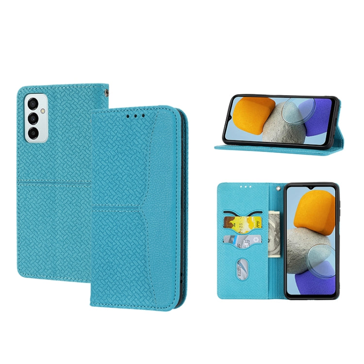 Woven Texture Stitching Magnetic PU Leather Phone Case, For Google Pixel 7, For Nokia G21 / G11, For Google Pixel 7 Pro, For Kyocera Android One S9 / Digno Sanga Edition, For Samsung Galaxy M23 / F23 5G Japanese Version, For OPPO Realme C31 4G Global��...