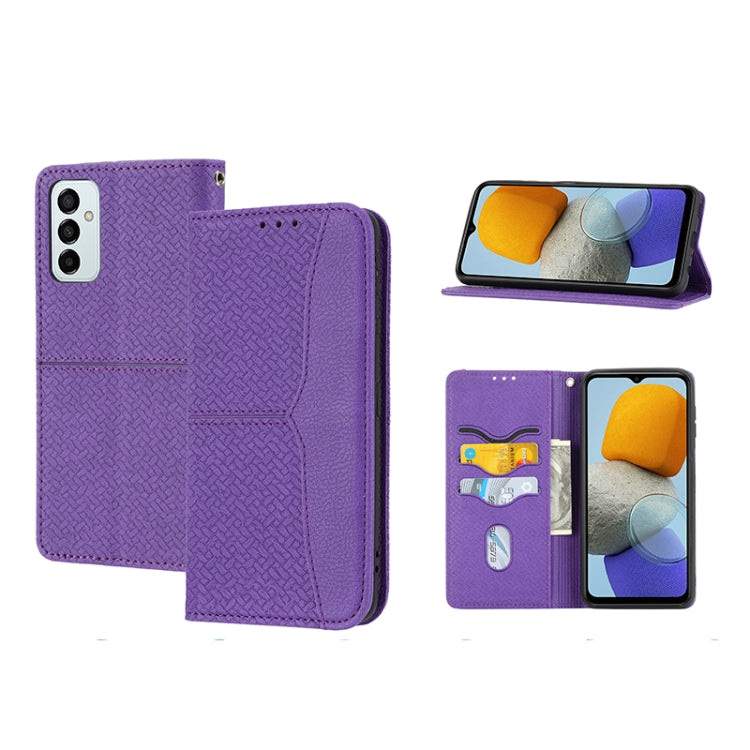 Woven Texture Stitching Magnetic PU Leather Phone Case, For Google Pixel 7, For Nokia G21 / G11, For Google Pixel 7 Pro, For Kyocera Android One S9 / Digno Sanga Edition, For Samsung Galaxy M23 / F23 5G Japanese Version, For OPPO Realme C31 4G Global��...