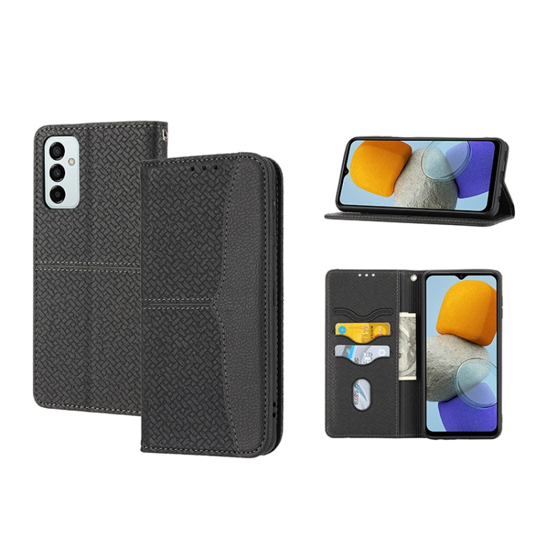 Woven Texture Stitching Magnetic PU Leather Phone Case, For Google Pixel 7, For Nokia G21 / G11, For Google Pixel 7 Pro, For Kyocera Android One S9 / Digno Sanga Edition, For Samsung Galaxy M23 / F23 5G Japanese Version, For OPPO Realme C31 4G Global��...