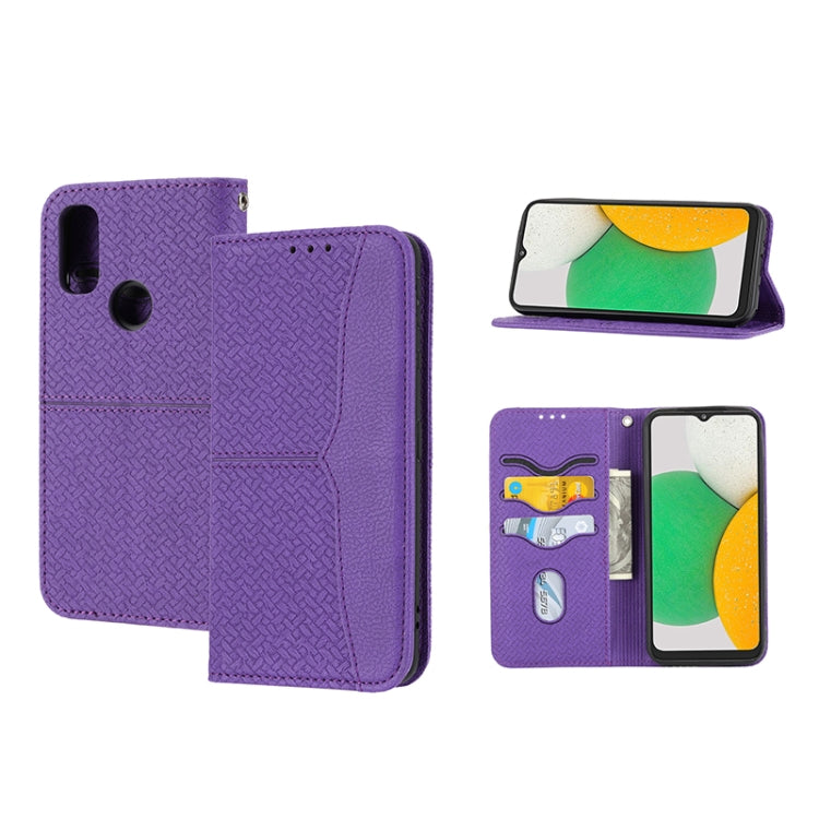 Woven Texture Stitching Magnetic PU Leather Phone Case, For Google Pixel 7, For Nokia G21 / G11, For Google Pixel 7 Pro, For Kyocera Android One S9 / Digno Sanga Edition, For Samsung Galaxy M23 / F23 5G Japanese Version, For OPPO Realme C31 4G Global��...