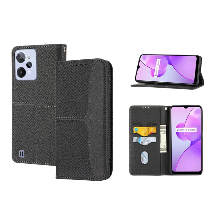 Woven Texture Stitching Magnetic PU Leather Phone Case, For Google Pixel 7, For Nokia G21 / G11, For Google Pixel 7 Pro, For Kyocera Android One S9 / Digno Sanga Edition, For Samsung Galaxy M23 / F23 5G Japanese Version, For OPPO Realme C31 4G Global��...