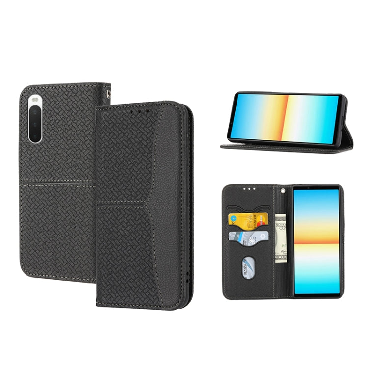Woven Texture Stitching Magnetic PU Leather Phone Case, For Google Pixel 7, For Nokia G21 / G11, For Google Pixel 7 Pro, For Kyocera Android One S9 / Digno Sanga Edition, For Samsung Galaxy M23 / F23 5G Japanese Version, For OPPO Realme C31 4G Global��...