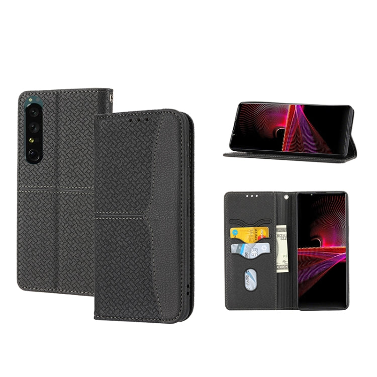 Woven Texture Stitching Magnetic PU Leather Phone Case, For Google Pixel 7, For Nokia G21 / G11, For Google Pixel 7 Pro, For Kyocera Android One S9 / Digno Sanga Edition, For Samsung Galaxy M23 / F23 5G Japanese Version, For OPPO Realme C31 4G Global��...