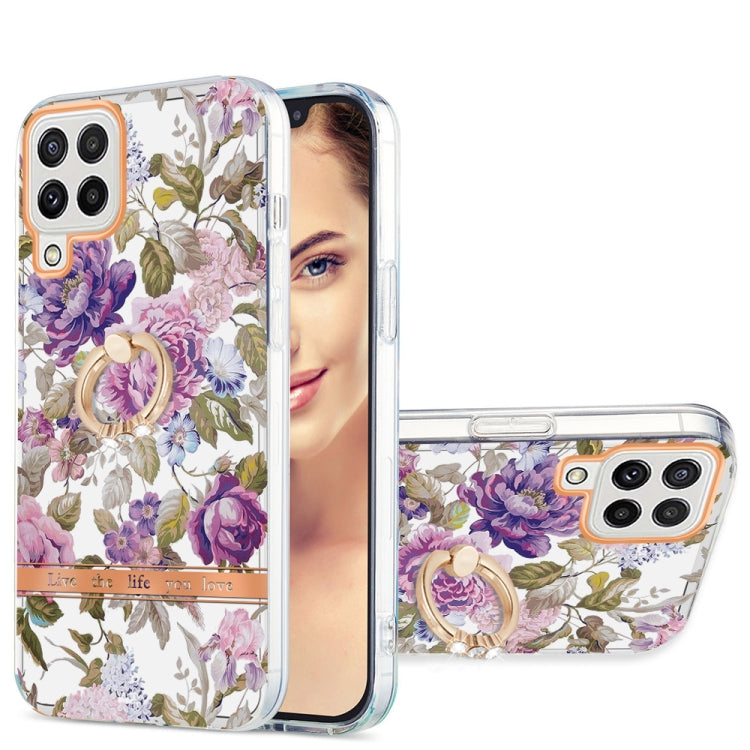 Ring IMD Flowers TPU Phone Case