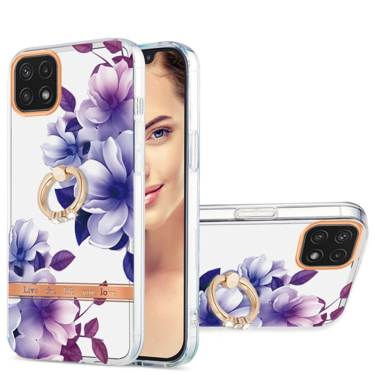 Ring IMD Flowers TPU Phone Case