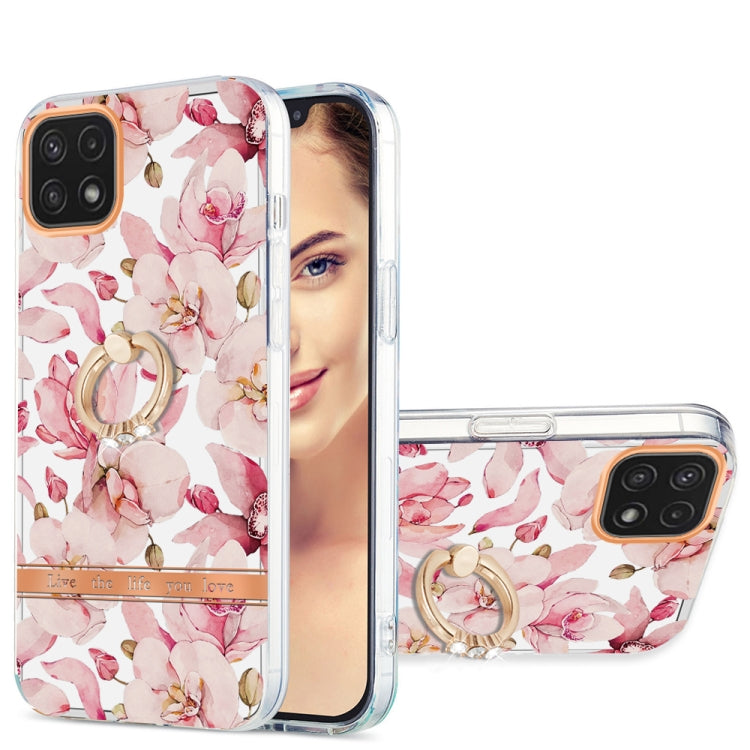 Ring IMD Flowers TPU Phone Case
