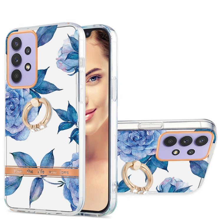 Ring IMD Flowers TPU Phone Case