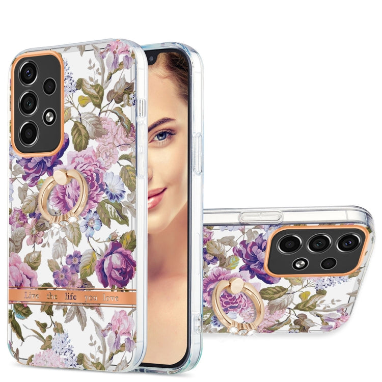 Ring IMD Flowers TPU Phone Case