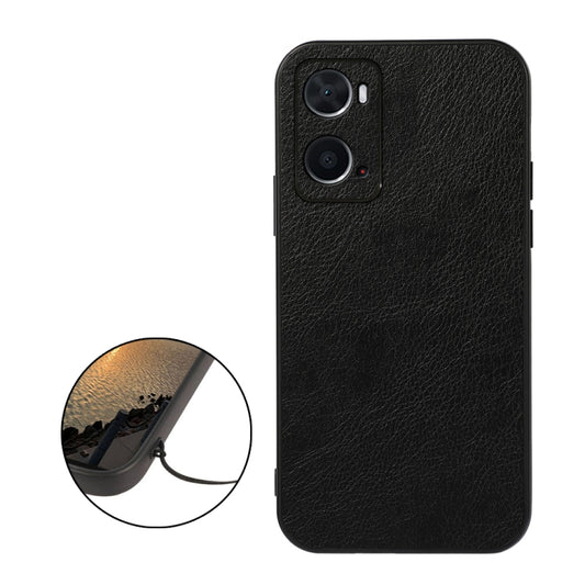 Two-color Litchi Texture PU Phone Case, For OPPO A16, For OPPO A76, For vivo X80 Pro, For Samsung Galaxy M33 5G
