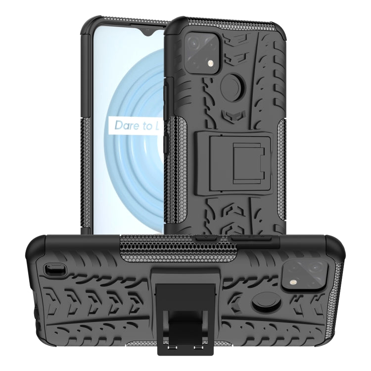Tire Texture TPU + PC Phone Case with Holder, For OPPO Realme C21Y, For Motorola Moto G22/E32, For OPPO Realme C35, For vivo Y75 / Y55 / T1 5G, For Samsung Galaxy M23 / F23 5G, For Nokia G21 4G